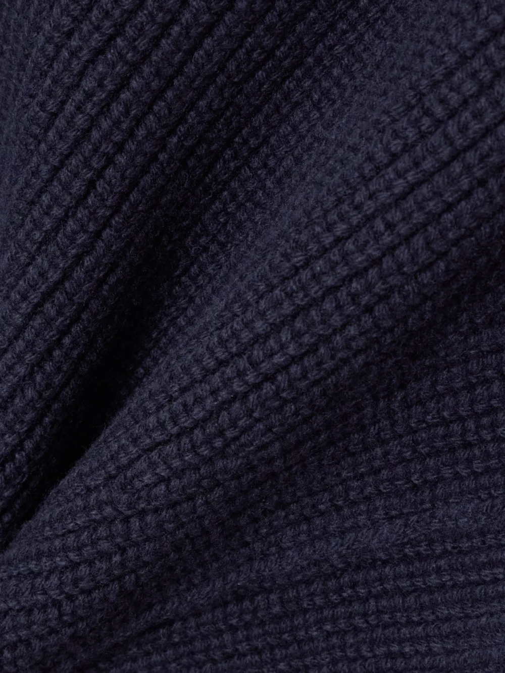 Close-up detail of the Lanvin Button-detailed Ribbed Wool Sweater