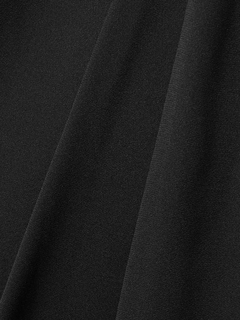 Close-up detail of the Lanvin Draped Crepe De Chine Maxi Dress