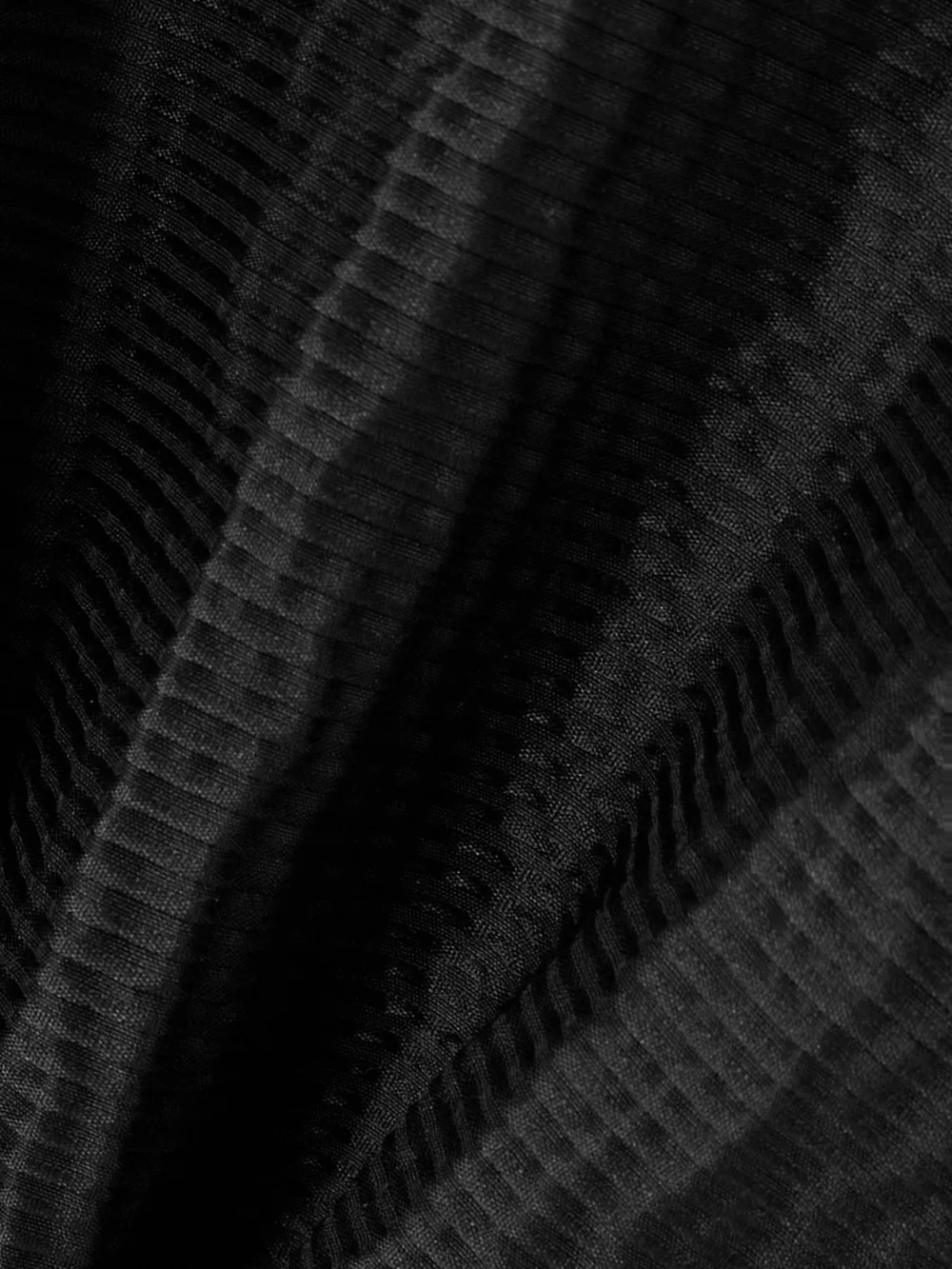 Close-up detail of the Lanvin Draped Satin-jacquard Midi Skirt