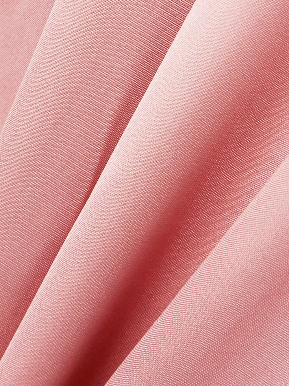 Close-up detail of the Lanvin Pleated Satin Midi Skirt