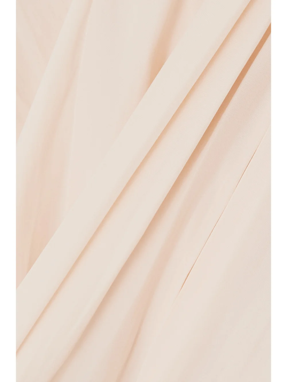 Close-up detail of the Lanvin Ruffled Gathered Charmeuse Blouse