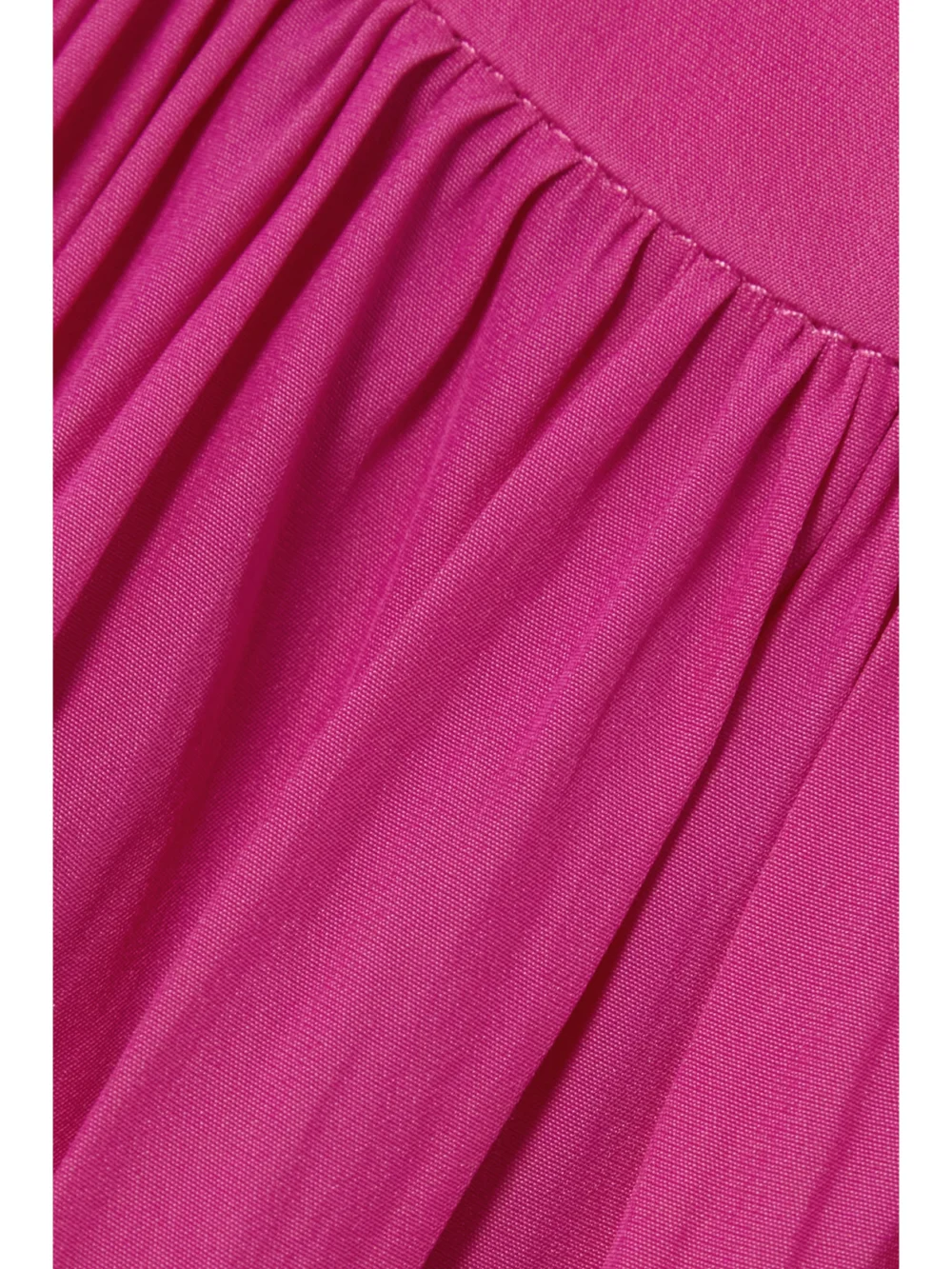 Close-up detail of the Lanvin Satin Peplum Halterneck Top