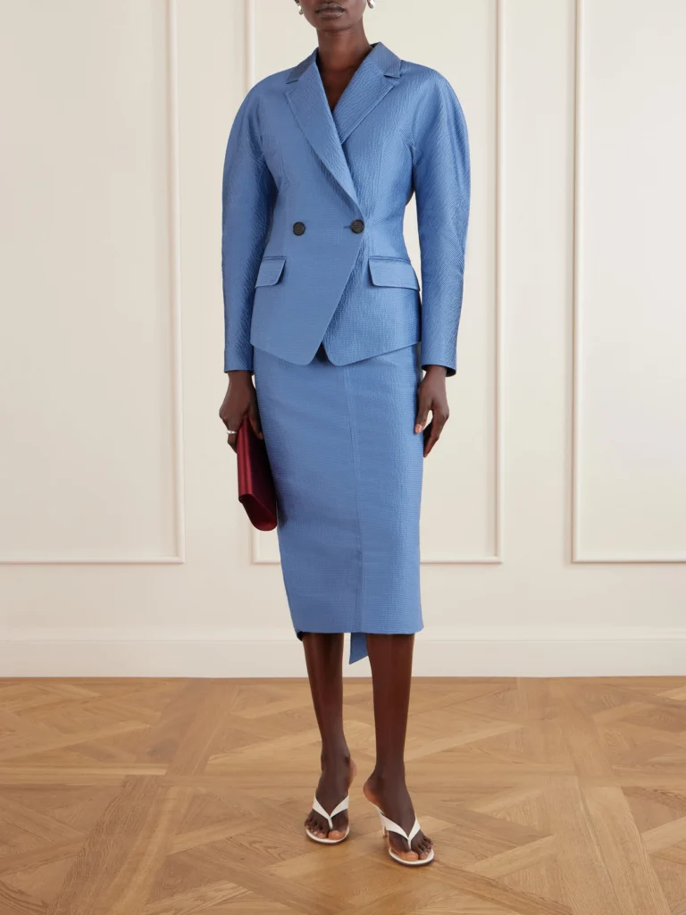 Lanvin Textured-satin Jacket