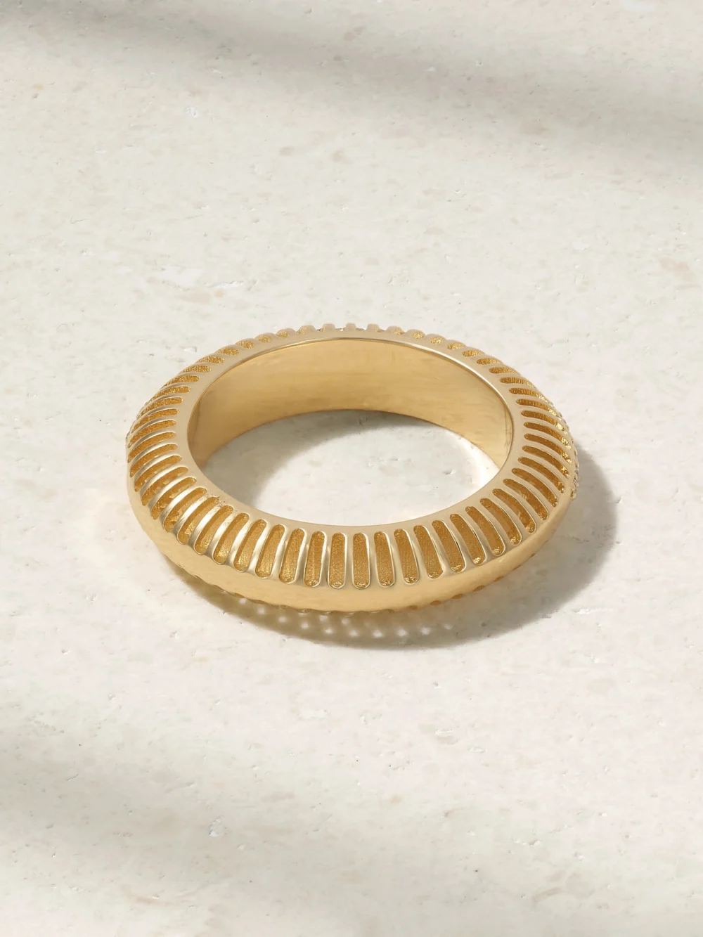 Back view of the L'Atelier Nawbar Bombay Ray 18-karat Gold Diamond Ring