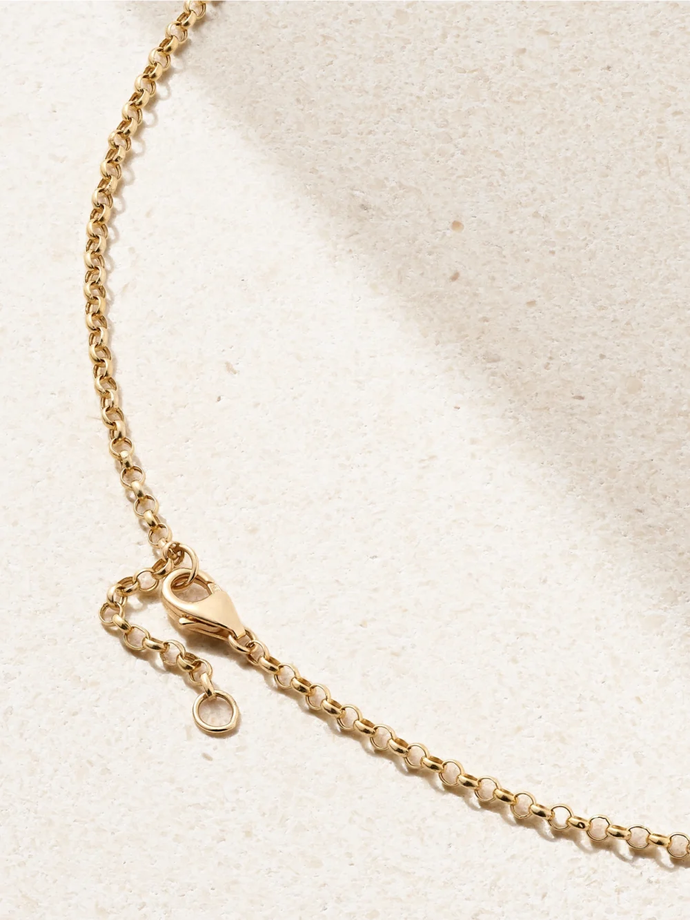 Back view of the L'Atelier Nawbar Sailor Venus Small 18-karat Gold Multi-stone Necklace