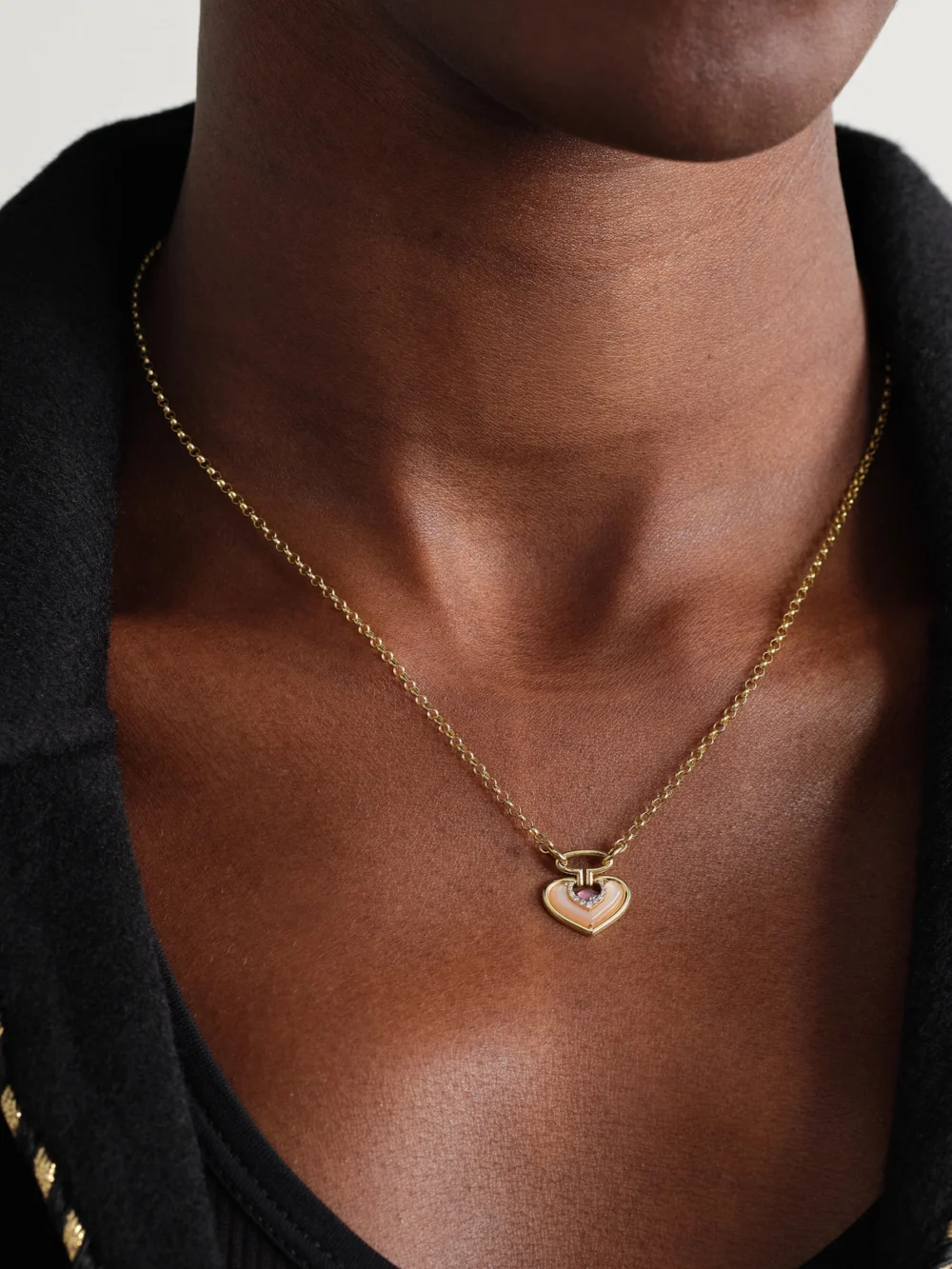 L'Atelier Nawbar Sailor Venus Small 18-karat Gold Multi-stone Necklace, styled view