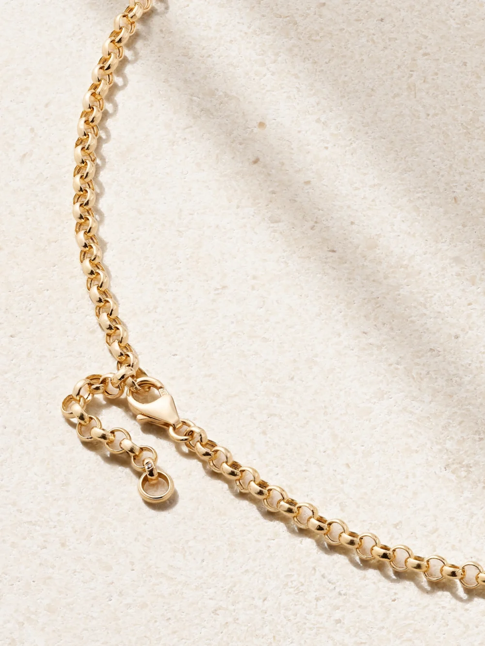 Back view of the L'Atelier Nawbar Warrior Princess 18-karat Gold Diamond Necklace