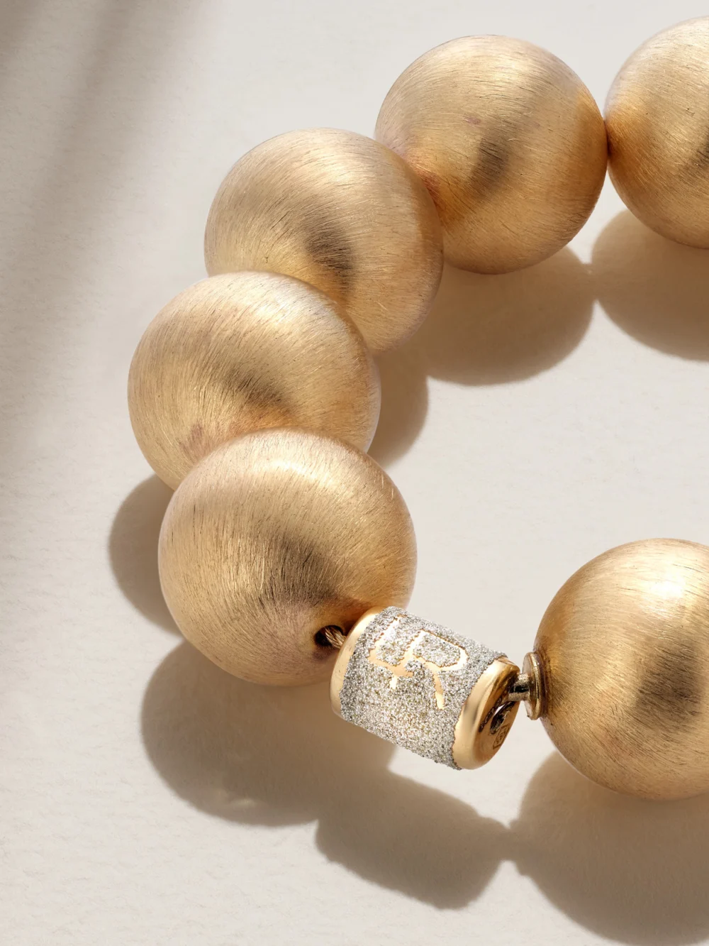 Back view of the Lauren Rubinski 14-karat Gold Bracelet
