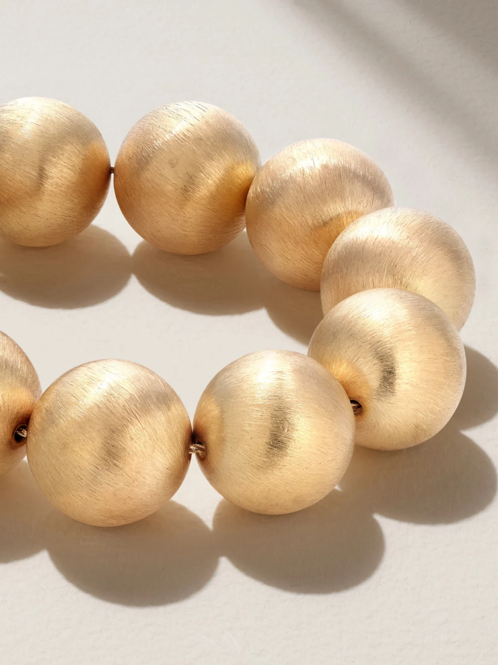 Close-up detail of the Lauren Rubinski 14-karat Gold Bracelet