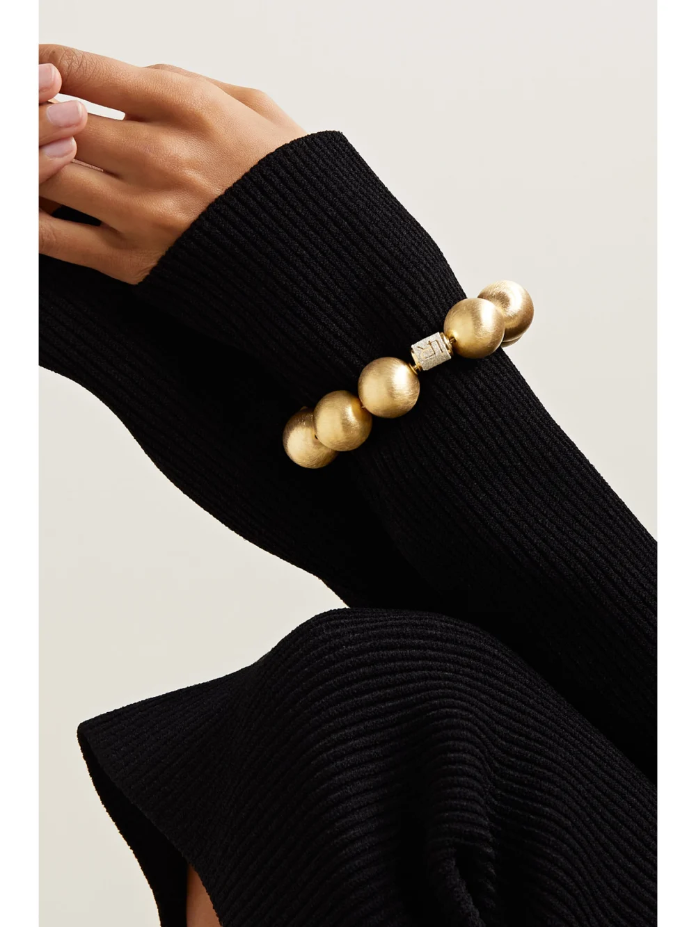 Lauren Rubinski 14-karat Gold Bracelet, styled view