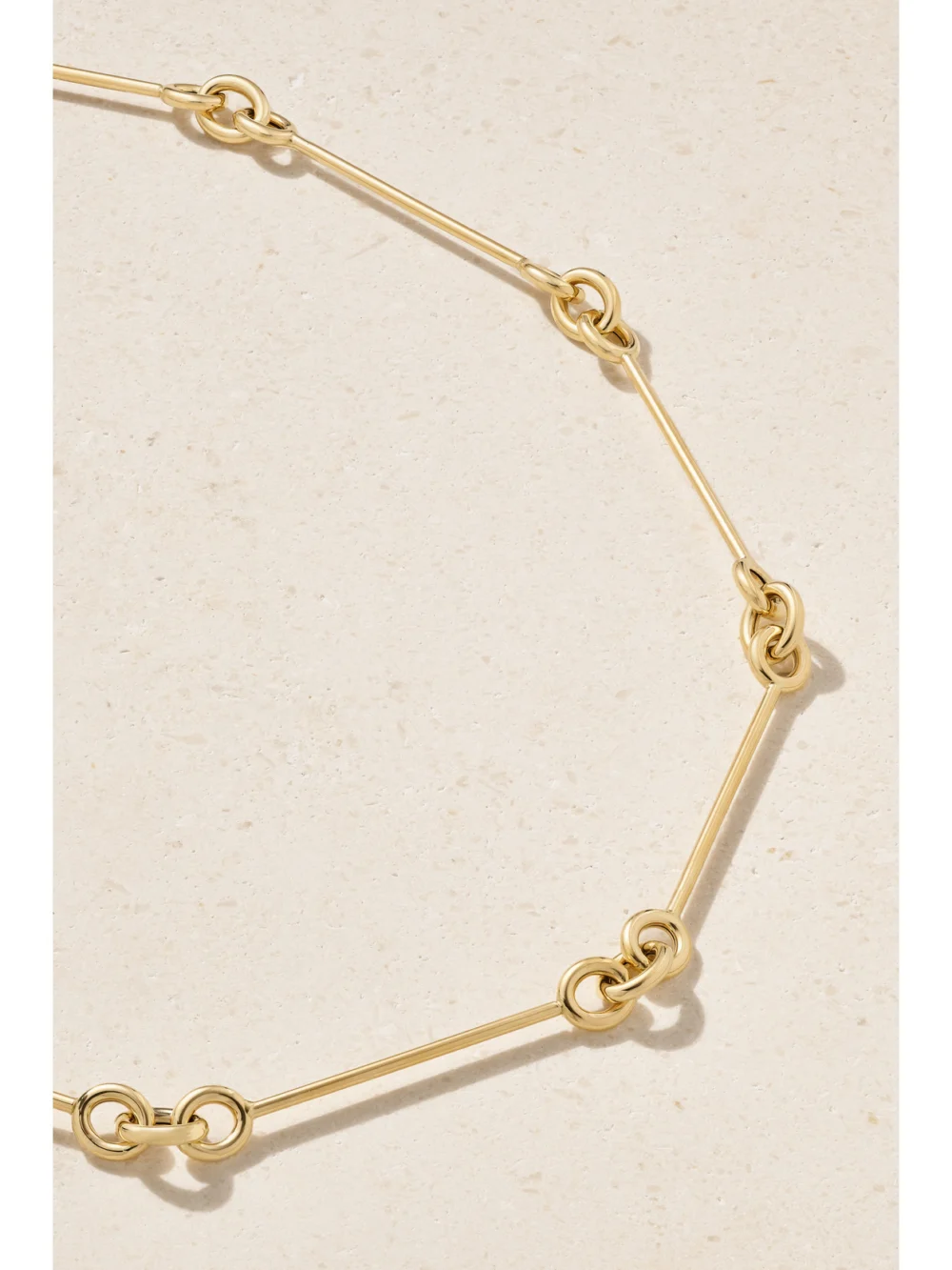 Close-up detail of the Lauren Rubinski 14-karat Gold Necklace