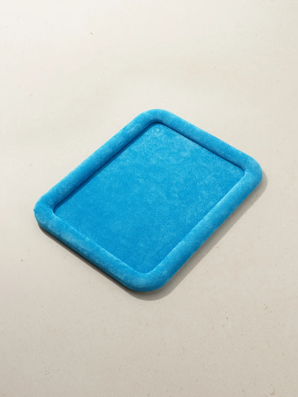 Lauren Rubinski Faux Suede Jewelry Tray in blue