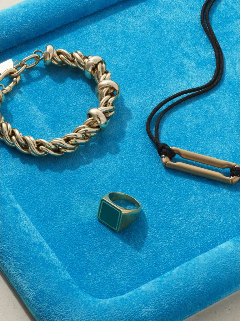 Lauren Rubinski Faux Suede Jewelry Tray
