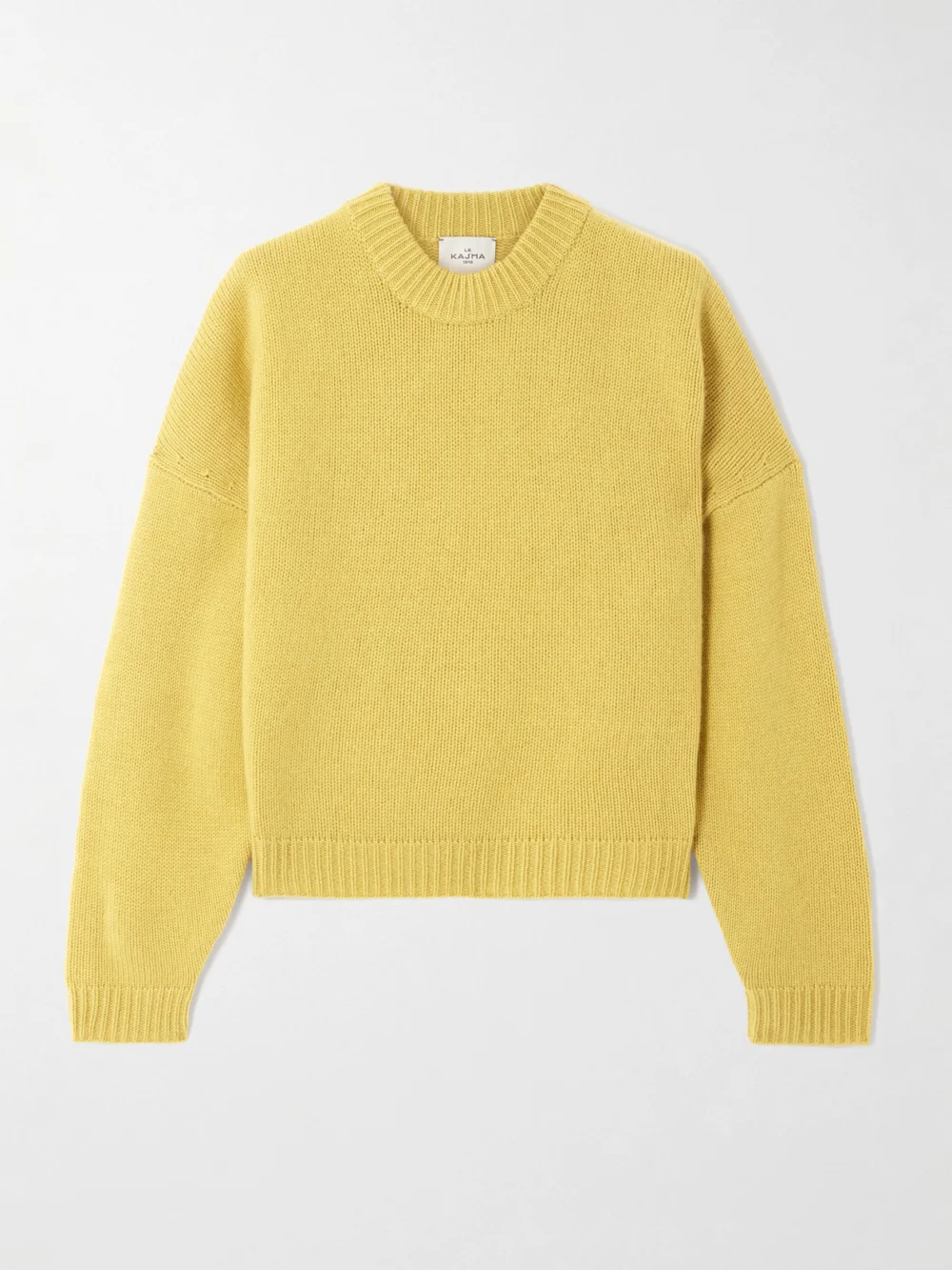 Le Kasha Anong Organic Cashmere Sweater in yellow