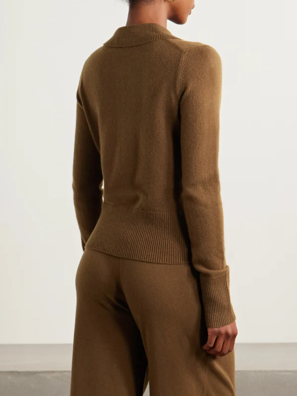 Back view of the Le Kasha Fraga Organic Cashmere Cardigan
