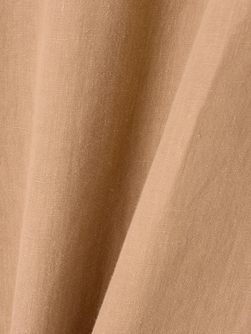 Close-up detail of the Le Kasha Haifal Linen Midi Skirt
