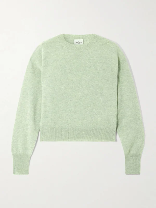 Le Kasha Menorca Mélange Organic Cashmere Sweater