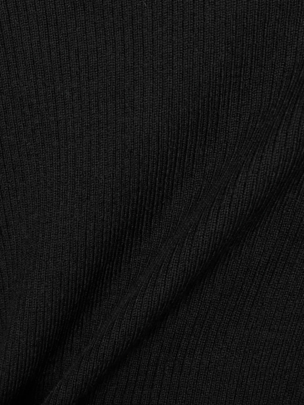 Close-up detail of the Le Kasha Palamos Asymmetric Cashmere Mini Dress