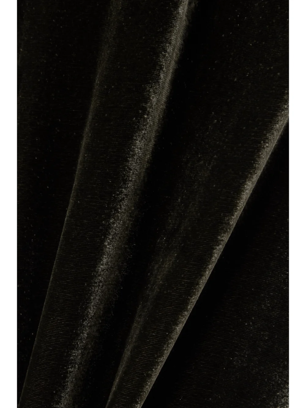 Close-up detail of the Le Kasha San Polo Velvet Wide-leg Pants