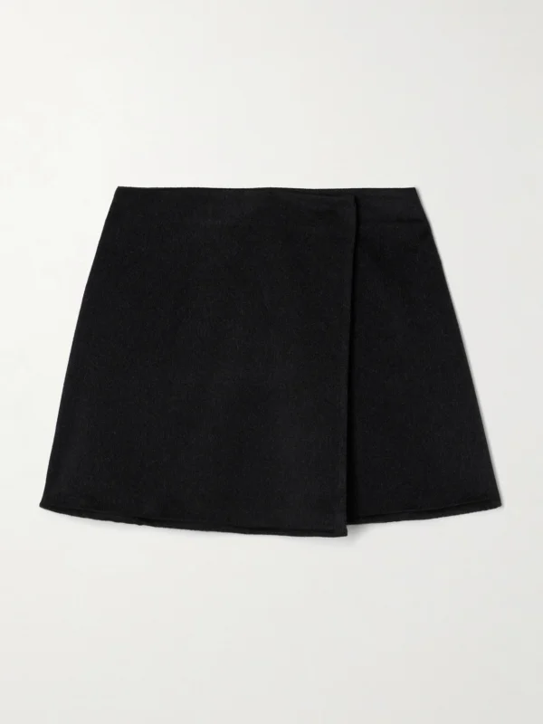 Le Kasha Skardu Cashmere Wrap Mini Skirt