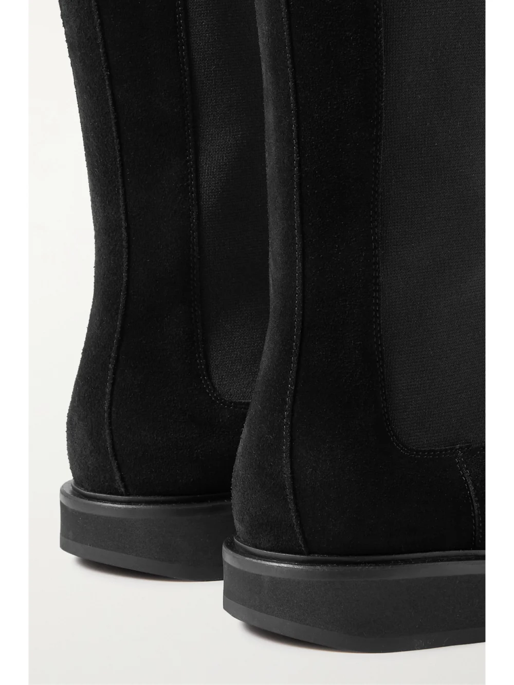 Close-up detail of the Legres 18 Suede Chelsea Boots