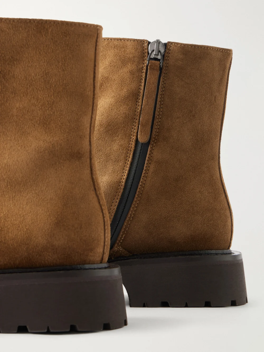 Close-up detail of the Legres 61 Suede Ankle Boots