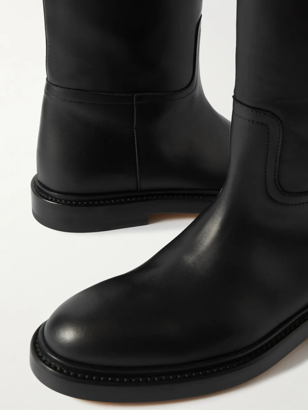 Close-up detail of the Legres 80 Leather Knee Boots