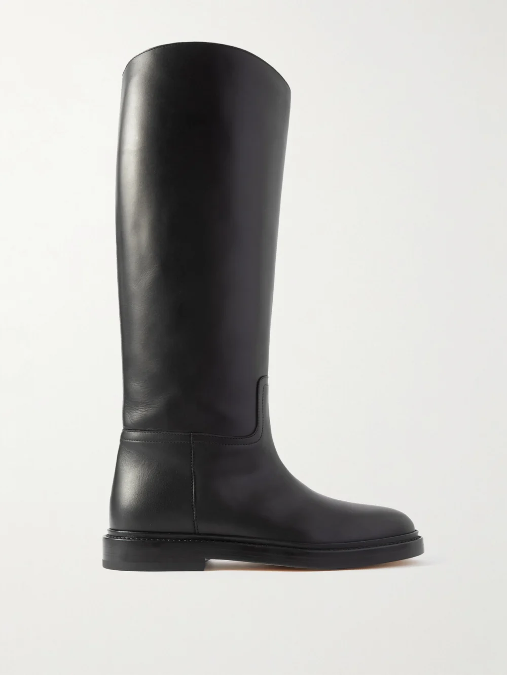 Legres 80 Leather Knee Boots in black