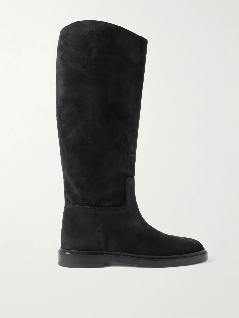 Legres 80 Suede Knee Boots in black