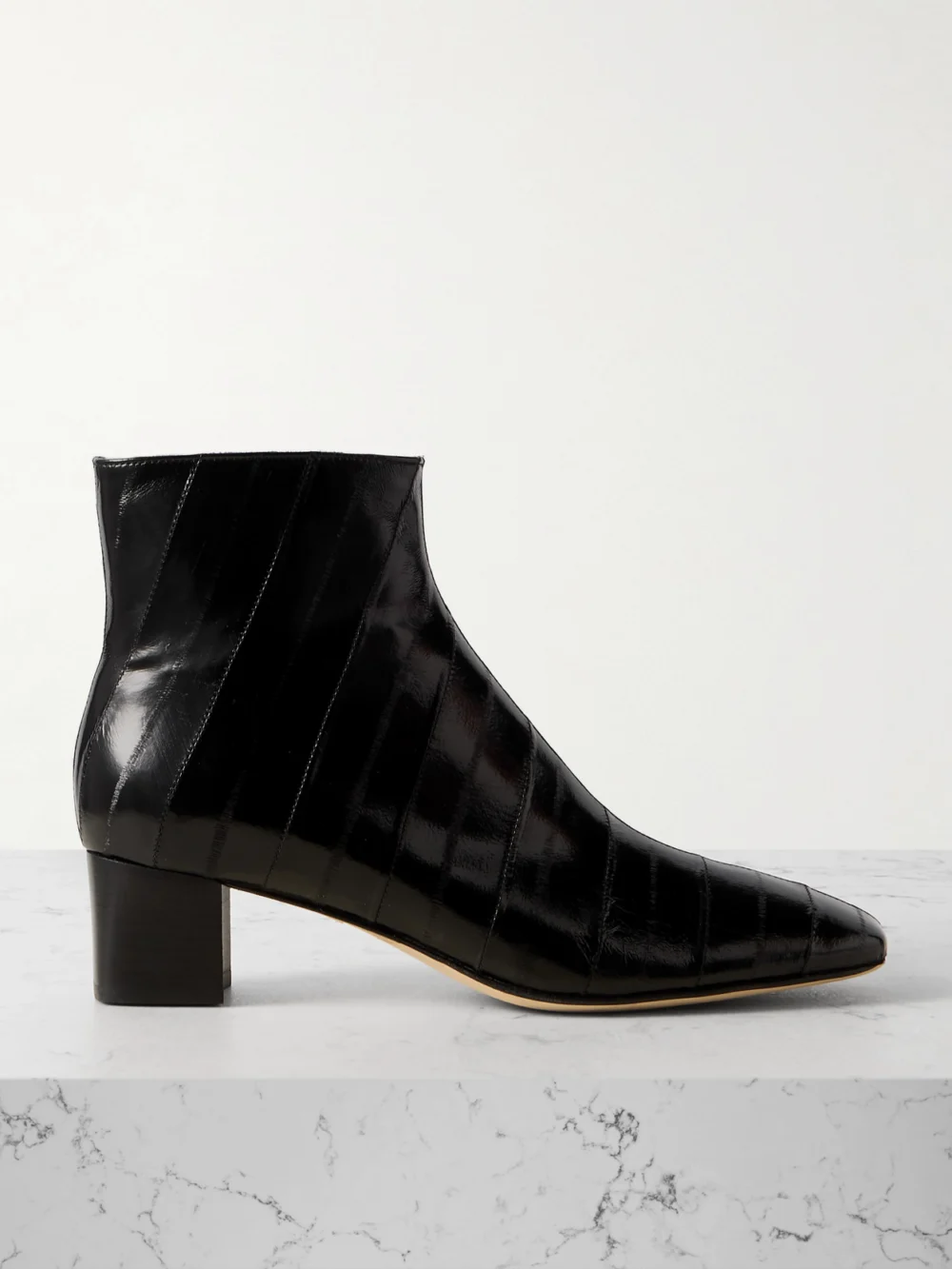 Legres 83 Eel Ankle Boots in black