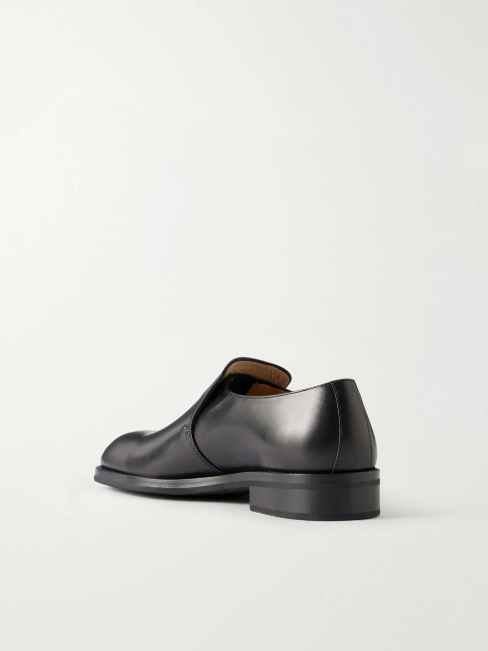 Back view of the Lemaire Leather Loafers