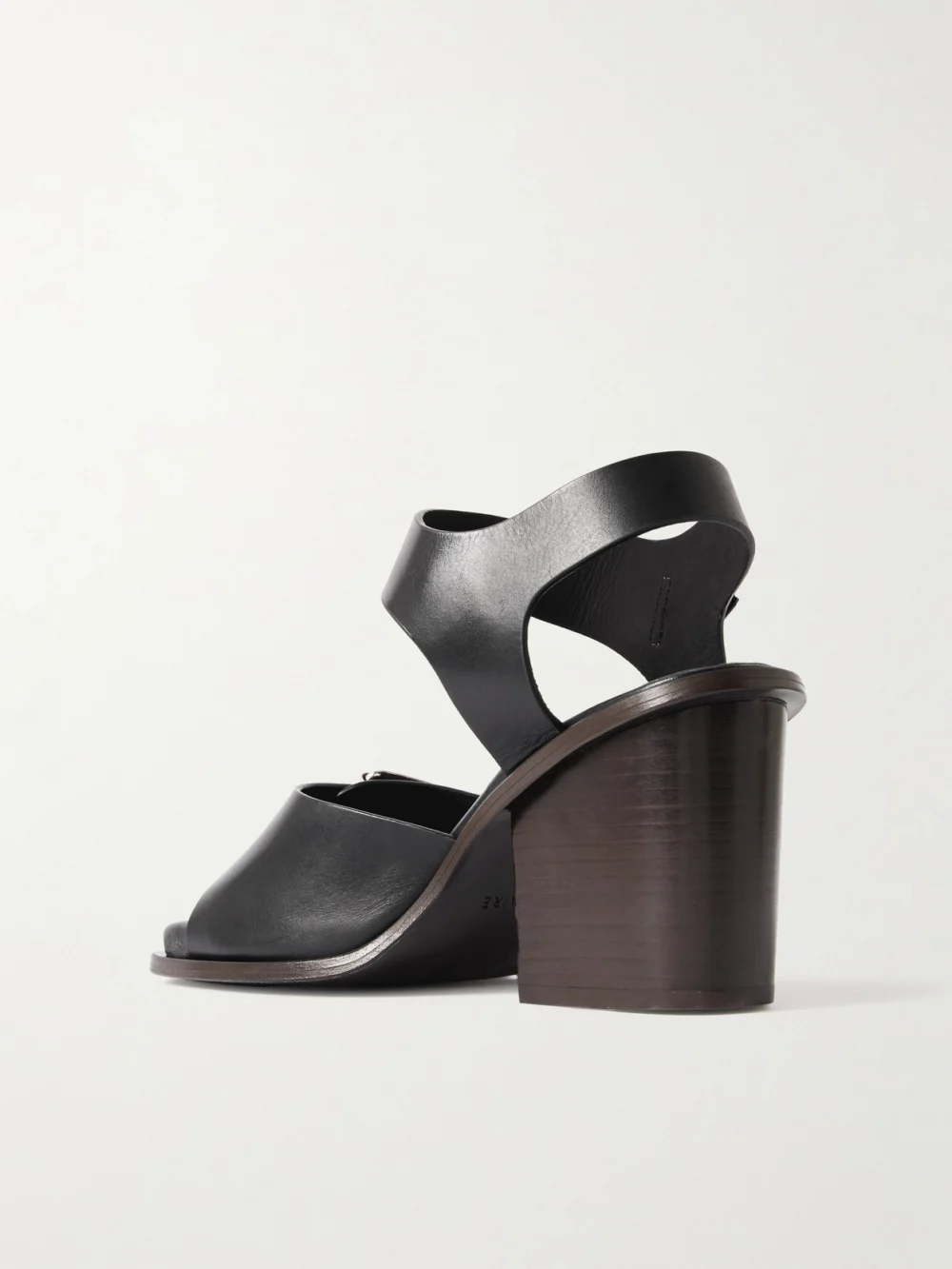 Back view of the Lemaire Leather Sandals