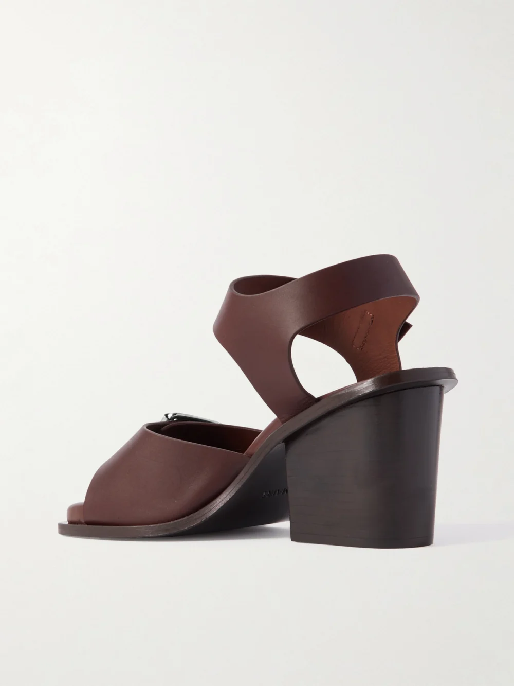 Back view of the Lemaire Leather Sandals