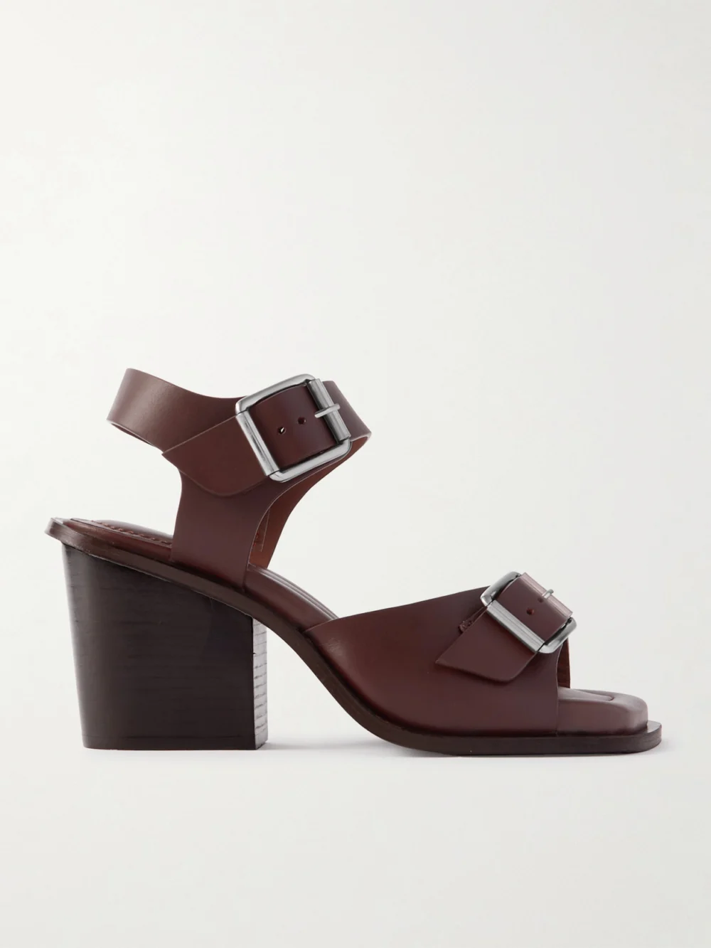 Lemaire Leather Sandals in brown