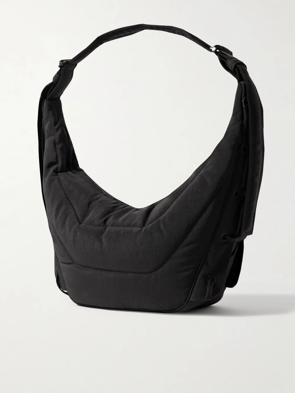 Back view of the Lemaire Soft Game Medium Quilted Canvas Shoulder Bag