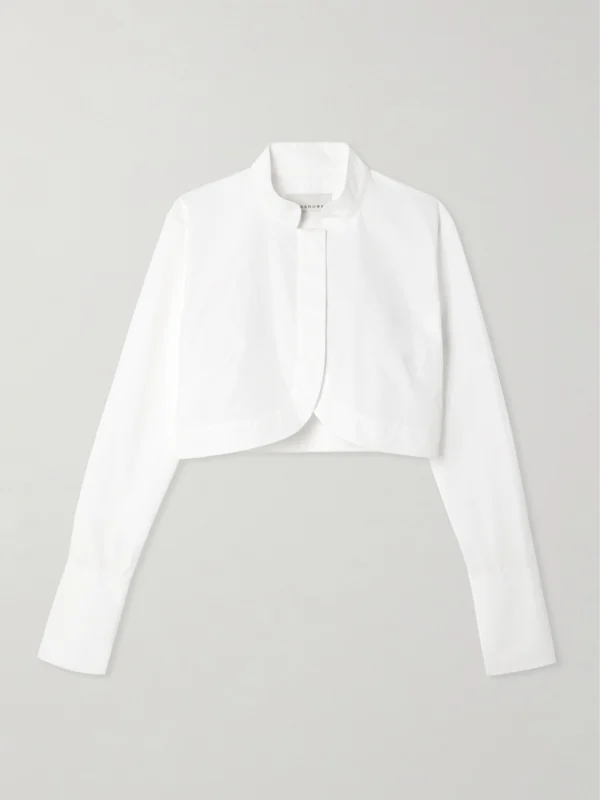 Liberowe Cropped Cotton-poplin Shirt