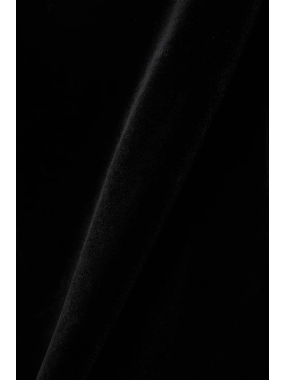 Close-up detail of the Liberowe Duchesse Satin-trimmed Cotton-velvet Mini Dress