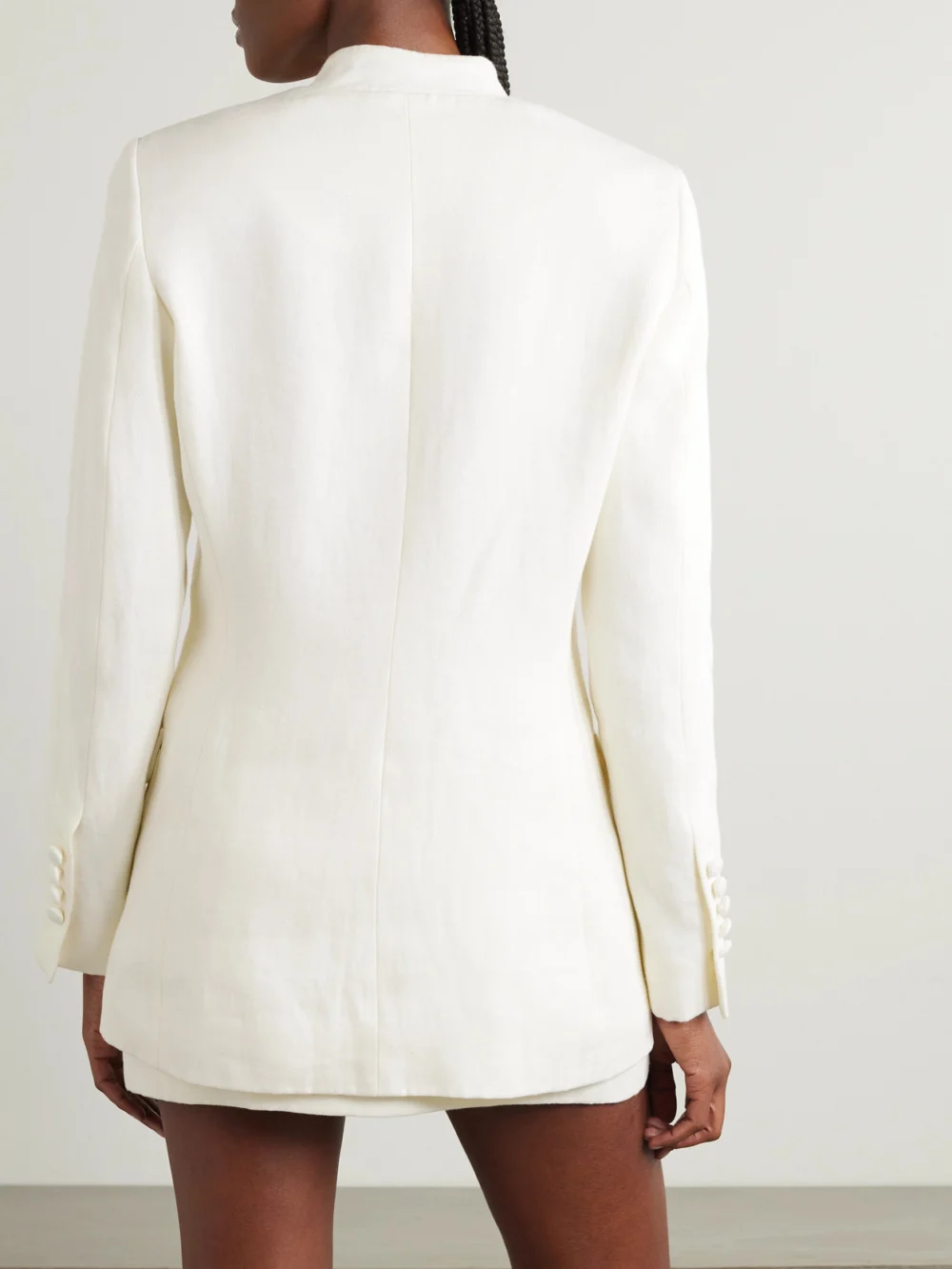 Back view of the Liberowe Raja Linen Blazer
