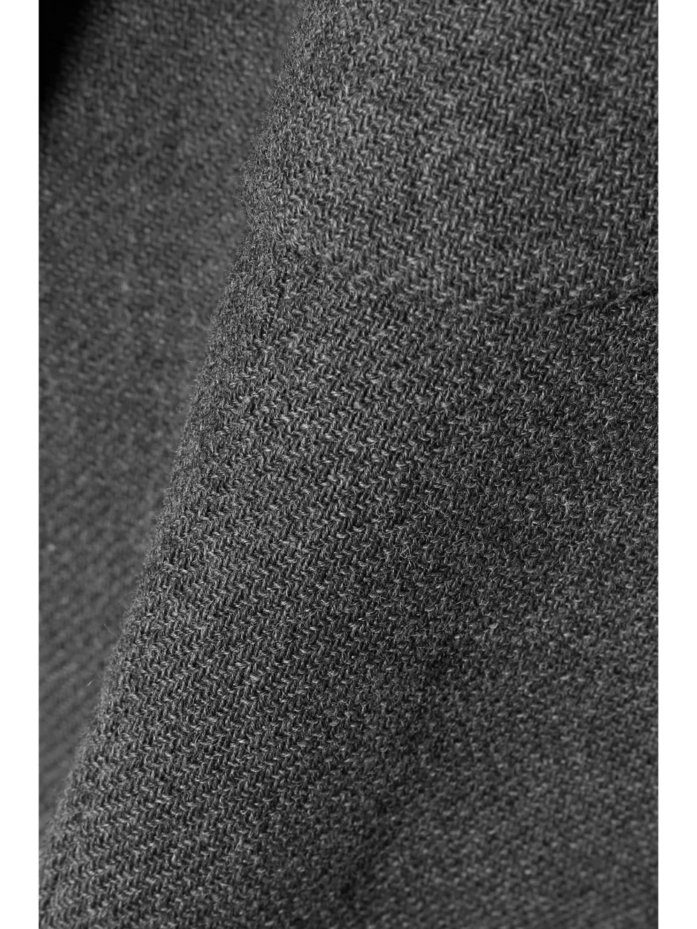 Close-up detail of the Liberowe Raja Velvet-trimmed Wool-tweed Blazer
