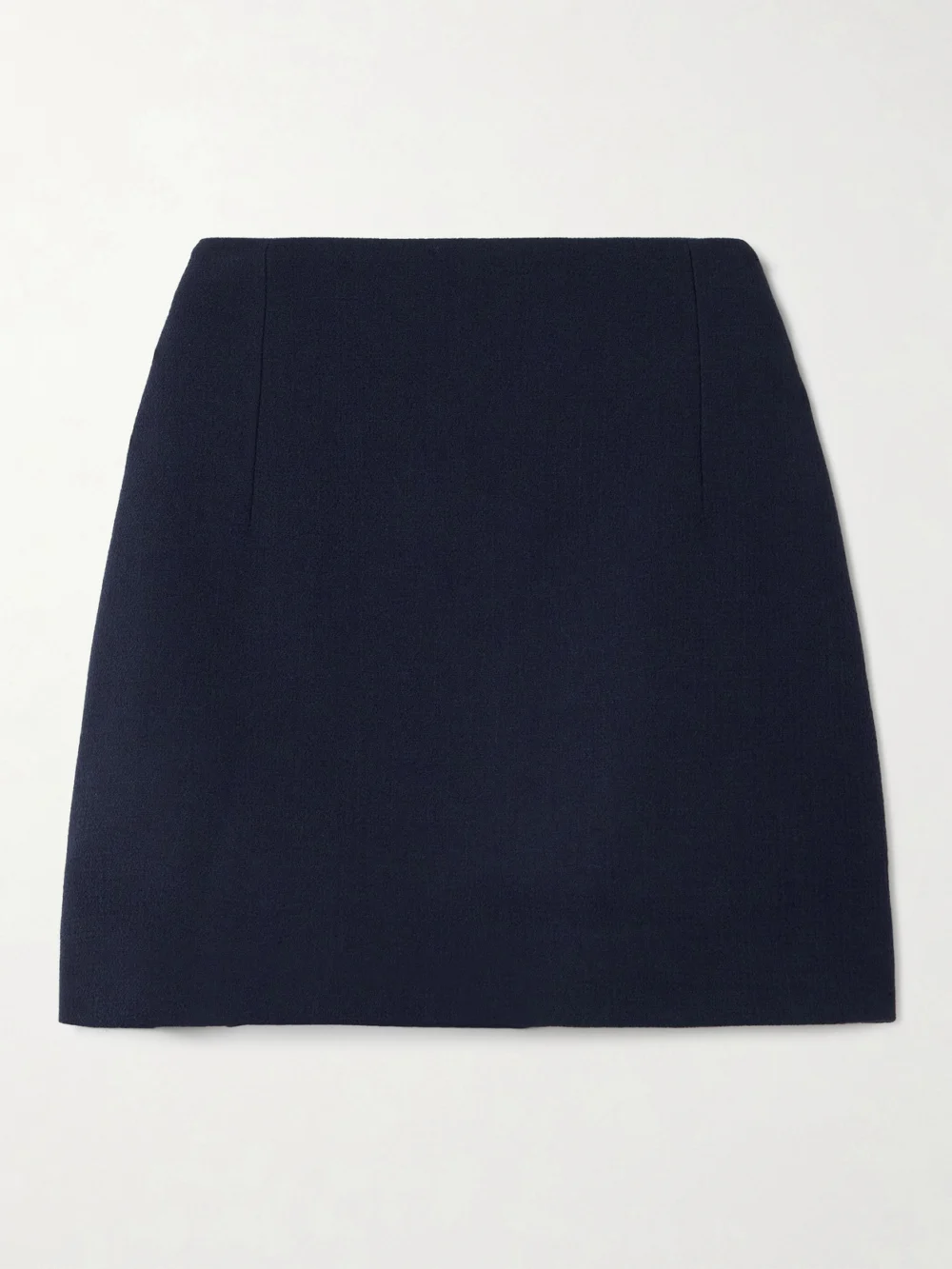 Liberowe + the Vanguard Vera Paneled Wool Mini Skirt in navy