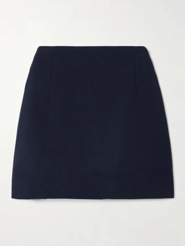 Liberowe + the Vanguard Vera Paneled Wool Mini Skirt