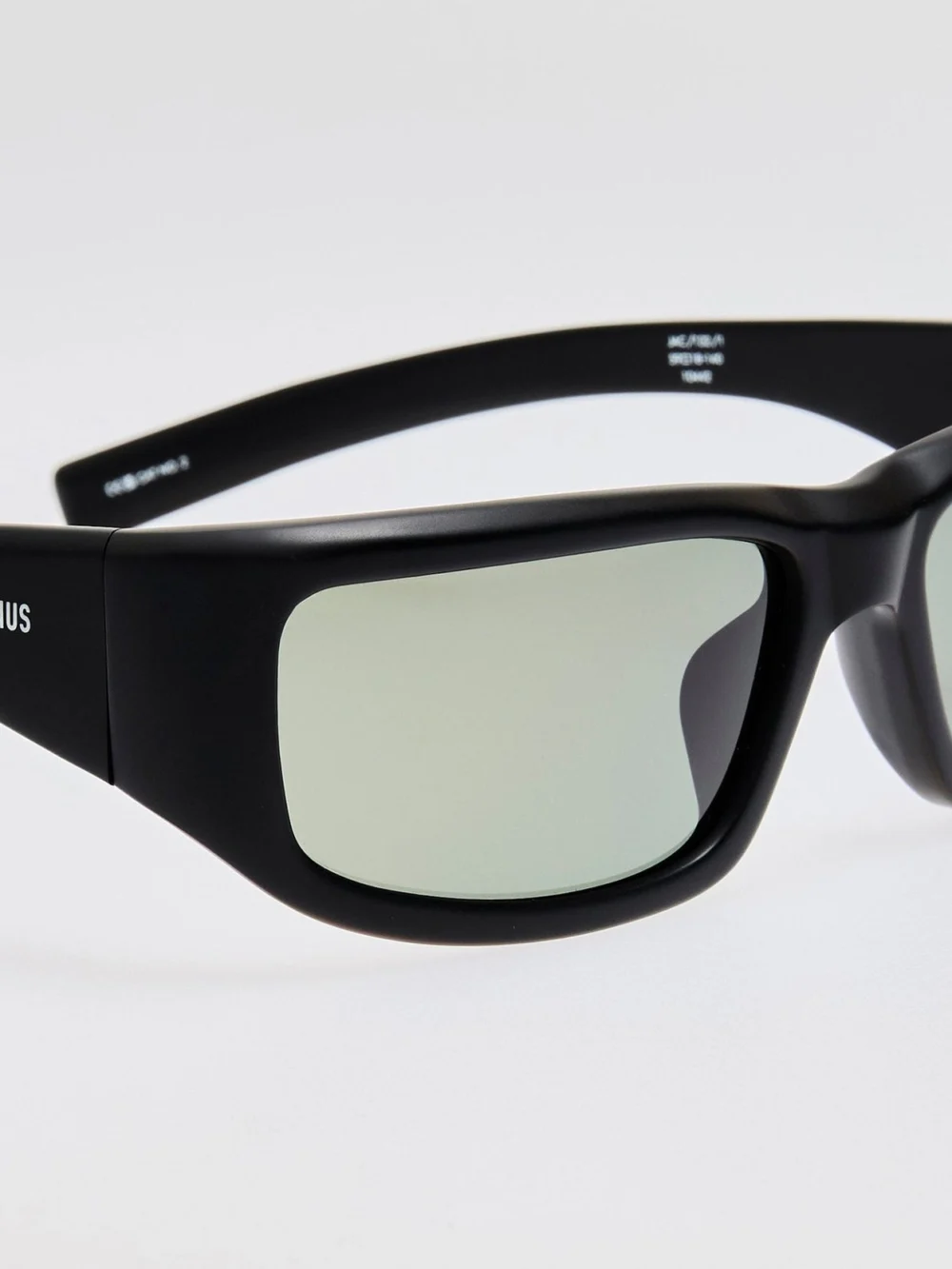 Linda Farrow Aero Sunglasses, metallic black, view 4
