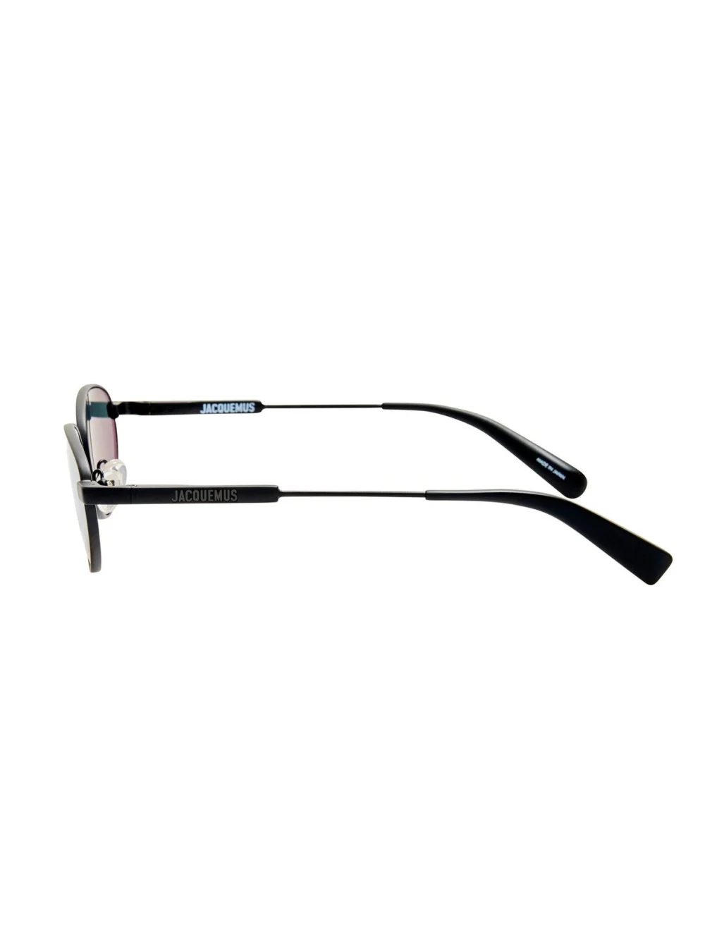 Linda Farrow Alba Sunglasses, matt black, view 5