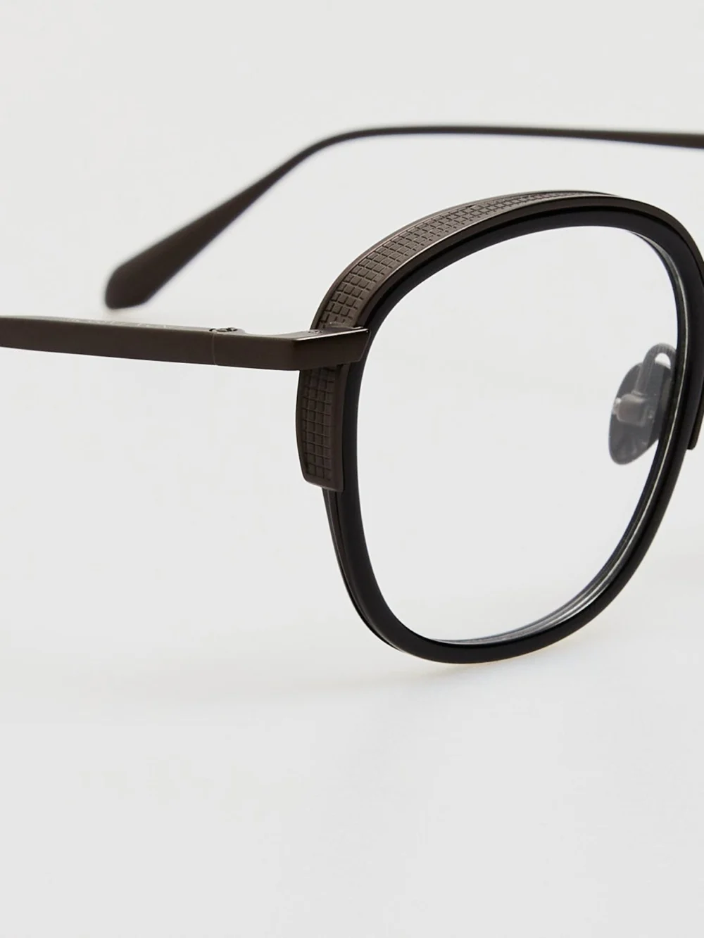 Linda Farrow Aldrin Optical, black matt nickel, view 3