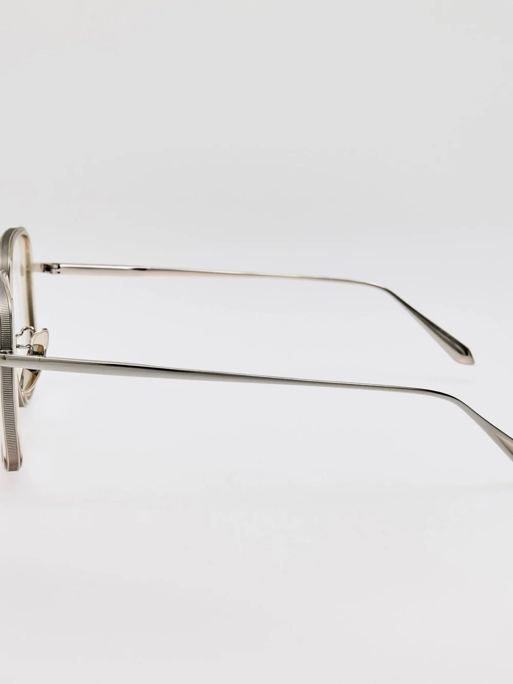 Linda Farrow Alicia Optical, 22k white gold and truffle, view 5
