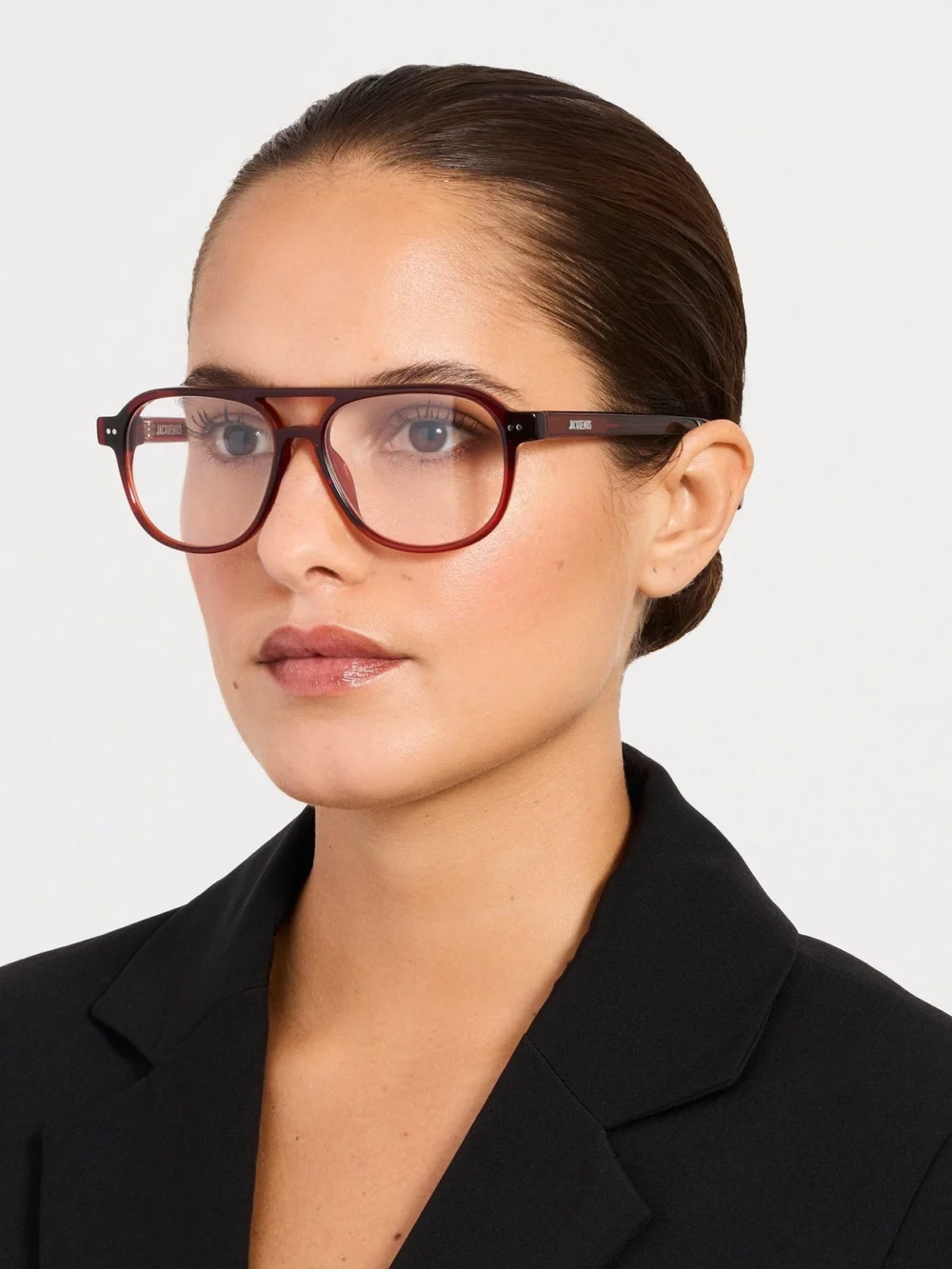 Linda Farrow Altu Optical, bordeaux, view 3