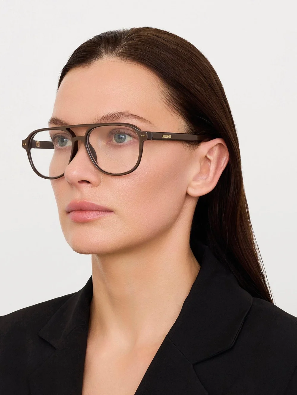 Linda Farrow Altu Optical, metallic brown, view 3