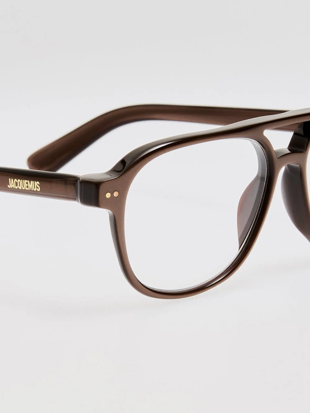 Linda Farrow Altu Optical, metallic brown, view 5