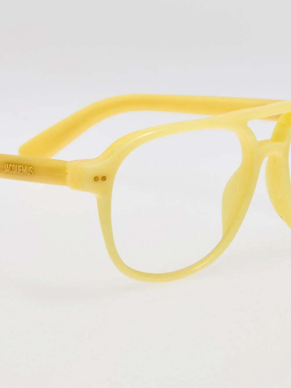 Linda Farrow Altu Optical, yellow stripe, view 5