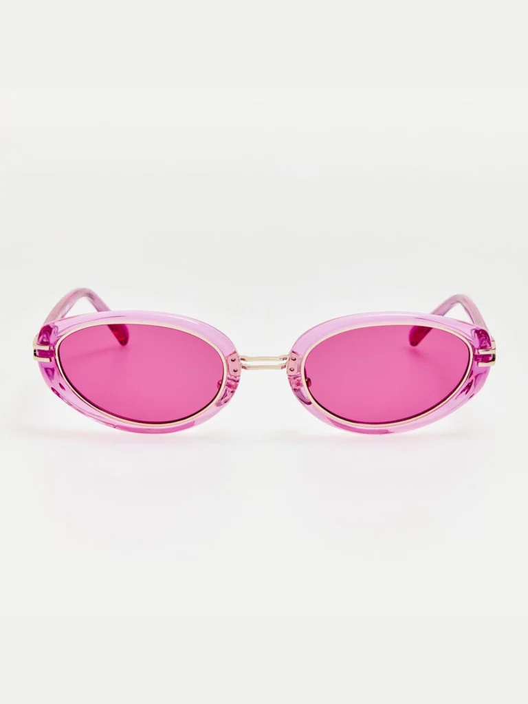 Linda Farrow Ambra Sunglasses in Pink
